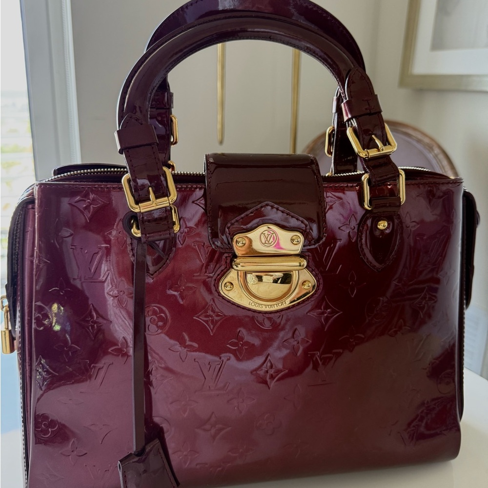 Louis Vuitton Burgundy Handbag